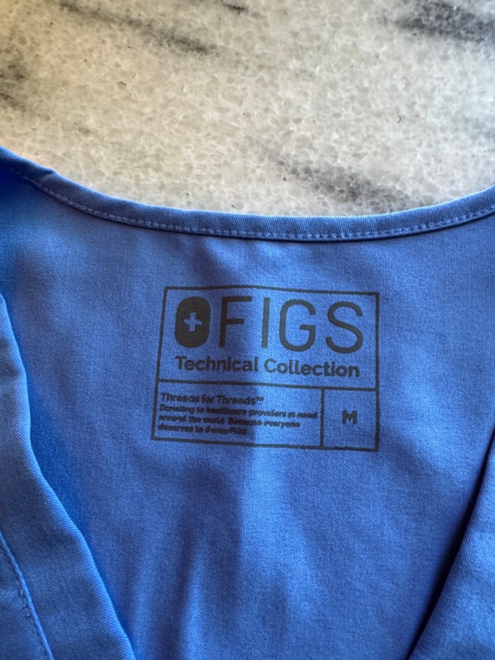 Figs Women's Scrub Set in Periwinkle Blue - Picture 11 of 17